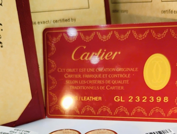 N02284 Nhẫn Cartier Full hột 4li (1:1)750 ni10