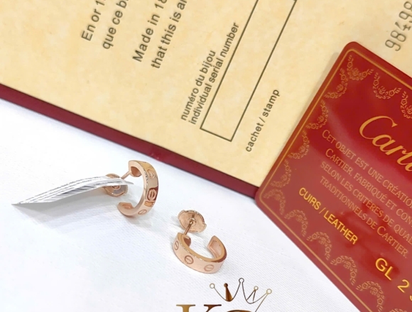 B02521 Bông tai Cartier đẩy (1:1)750