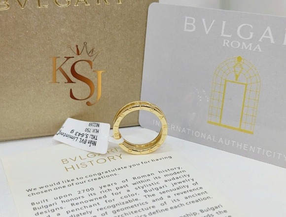 N02169 Nhẫn BVL gold (liminted)750 ni12