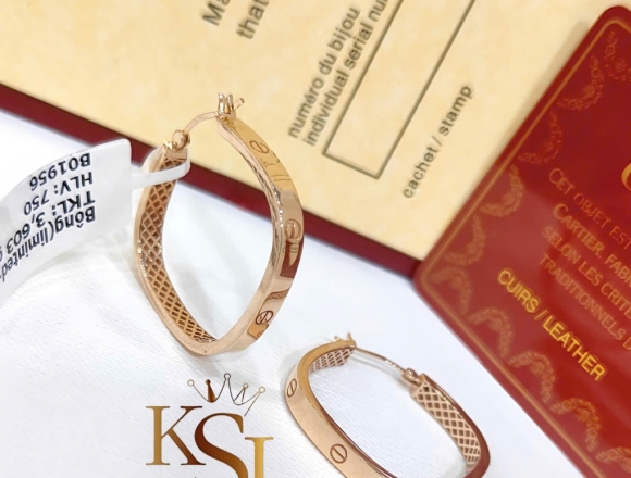 B01956 Bông tai Cartier (Liminted)750 