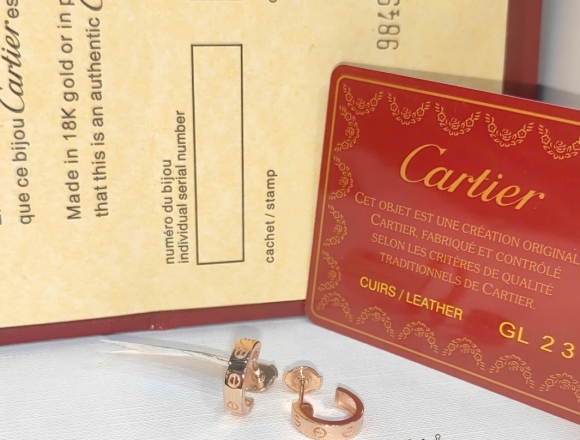 B02521 Bông tai Cartier đẩy (1:1)750