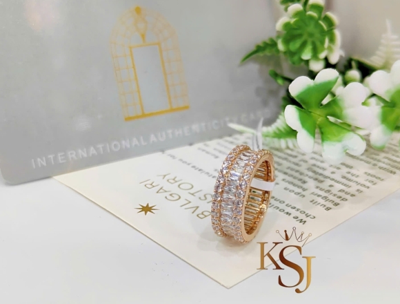 N02342 Nhẫn Baguette Rose (2)750 ni7